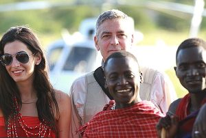 George Clooney and Amal in Africa.jpg